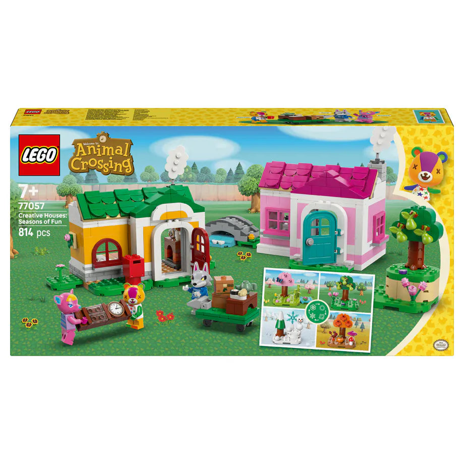 LEGO Animal Crossing Creative Houses: Seasons Of Fun Building Set