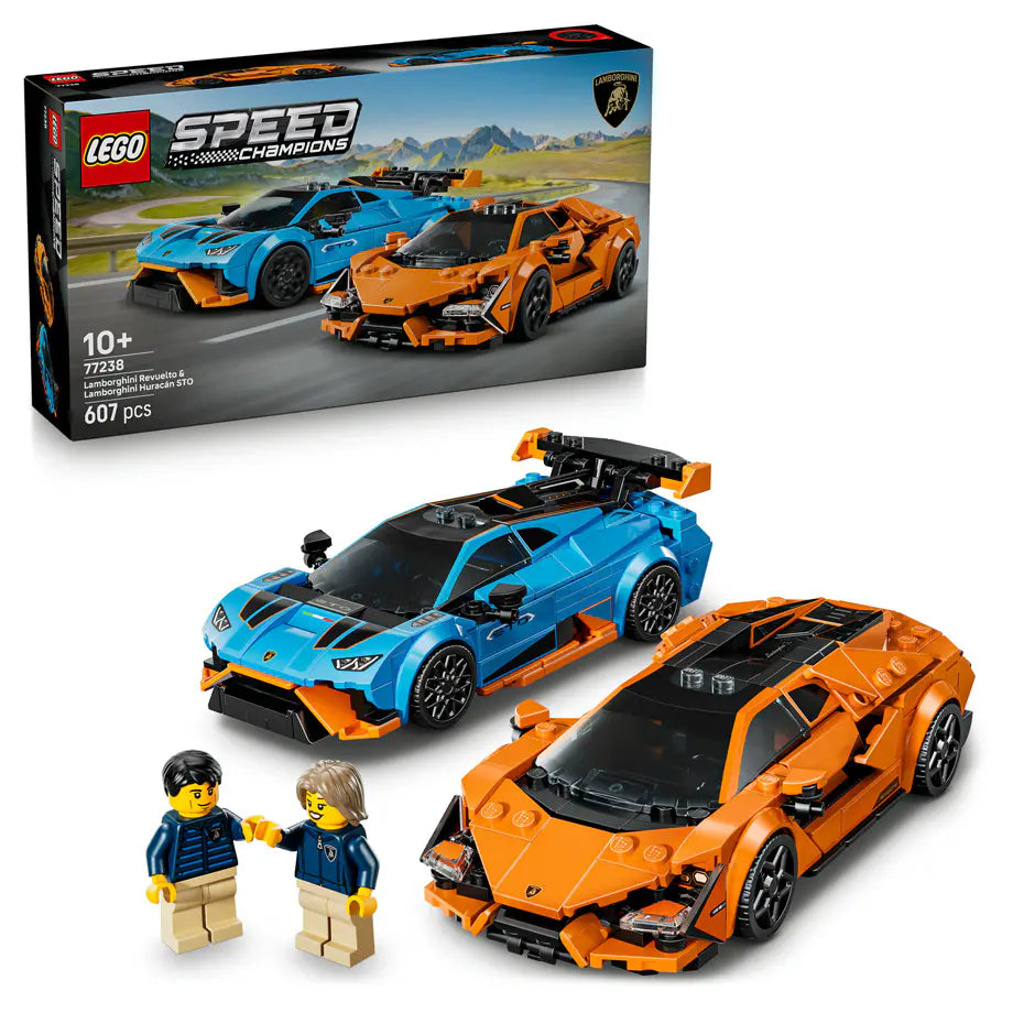 LEGO Speed Champions Lamborghini Revuelto & Huracán Sto Building Set