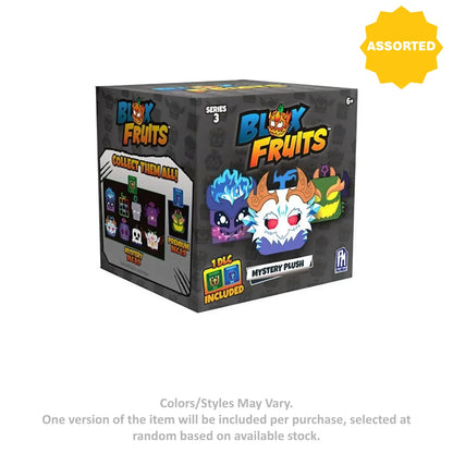 Blox Fruits Series 3 Mystery Collectible Plush Toy (10.16 cm, Assorted)