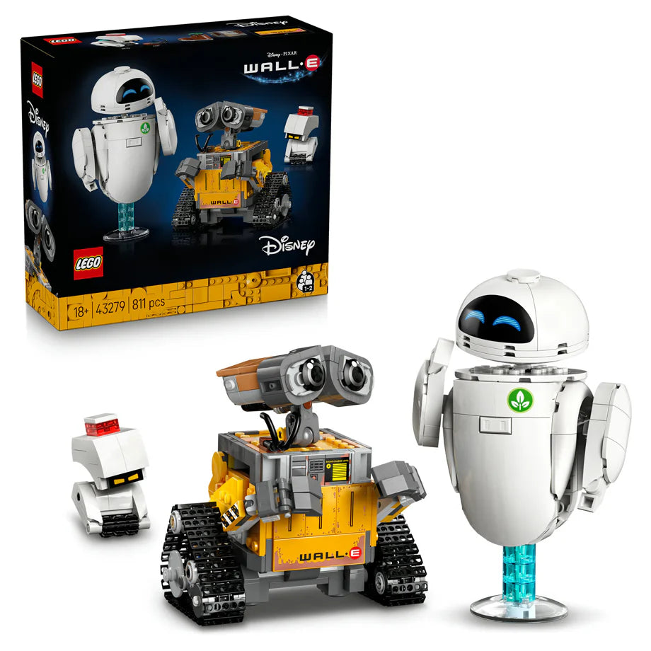 LEGO Disney and Pixar WALL-E and EVE 43279 Building Set (811 Pieces)