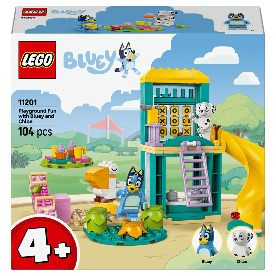 LEGO Bluey Playground Fun with Bluey and Chloe 11201 Building Set (104 Pieces)