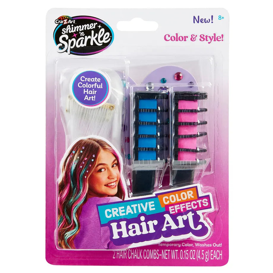 Cra-Z-Art Shimmer ’n Sparkle Creative Color Effects Hair Art Kit