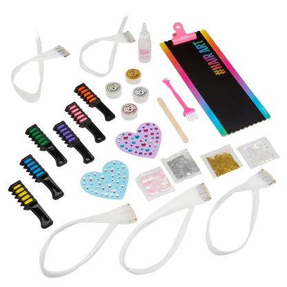 Cra-Z-Art Shimmer ‘n Sparkle Deluxe Color FX Hair Extensions Studio Kit