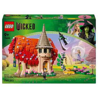 LEGO Wicked Glinda & Elphaba Visit Munchkinland 75690 Building Set (744 Pieces)