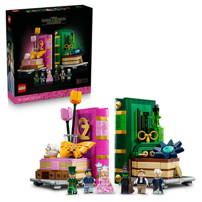 LEGO Wicked Glinda & Elphaba Bookends 75691 Building Set (1327 Pieces)