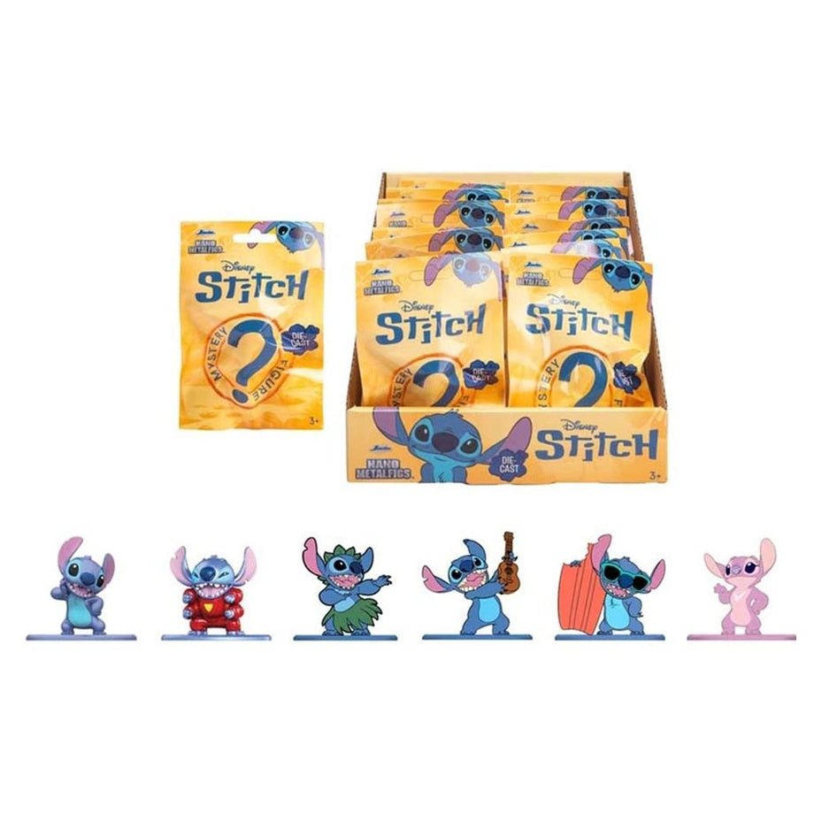 Jada Nano Metalfigs Disney Lilo & Stitch Stitch Mystery Die-Cast Figure (4 cm, Assorted)