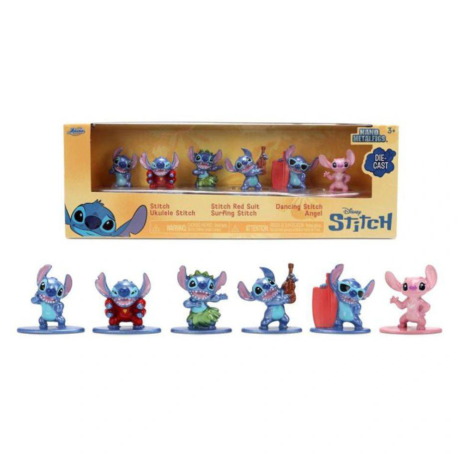 Jada Nano Metafigs Disney lilo & Stitch Stitch Die-cast 6-Pack (4 cm)