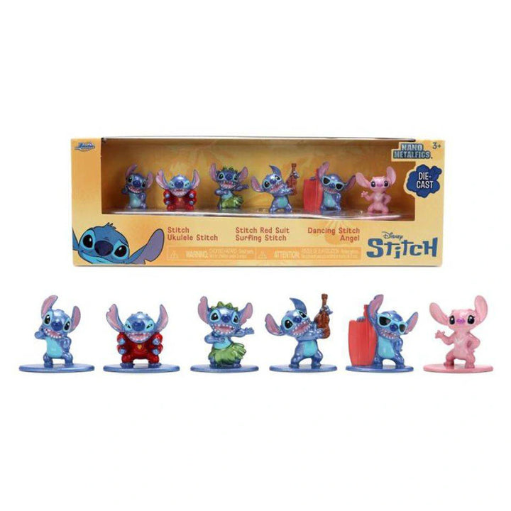Jada Nano Metafigs Disney lilo & Stitch Stitch Die-cast 6-Pack (4 cm)