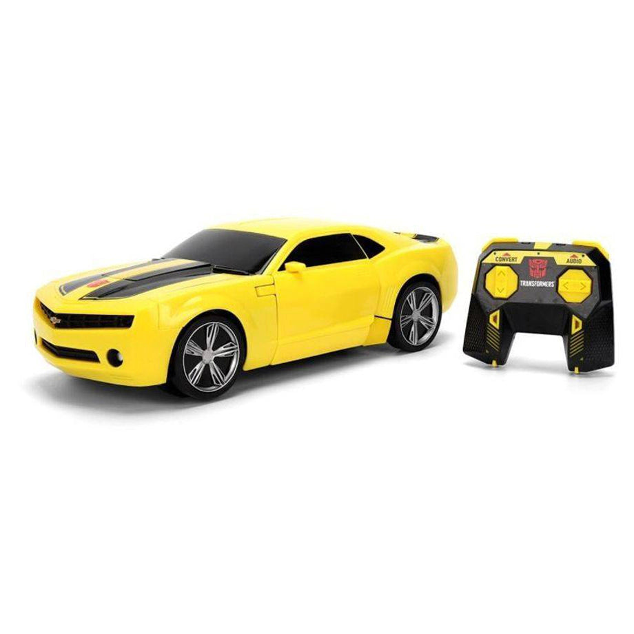 Jada Transformers Bumblebee Converting RC Car (2.4 GHz, Yellow)