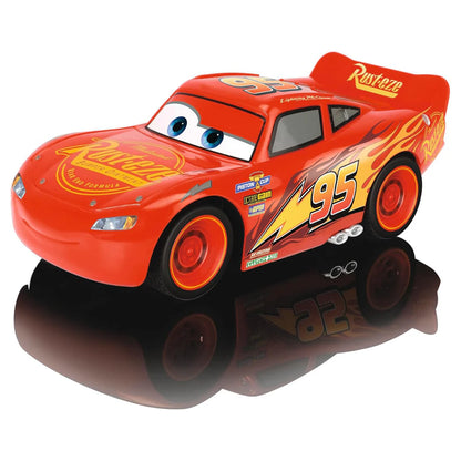 Jada Disney Pixar Cars Lightning McQueen Single Drive RC Car (1:32, Red)