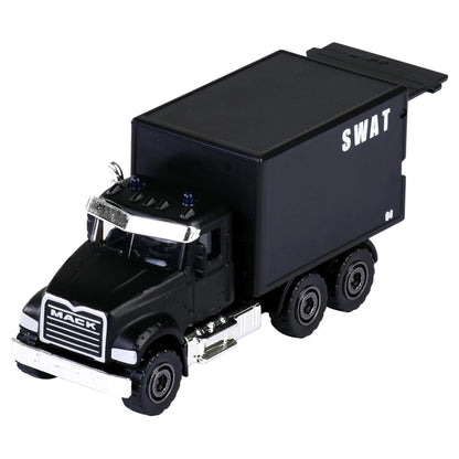 Majorette SWAT Team Die-Cast Vehicle Set (Pack of 5, Black)