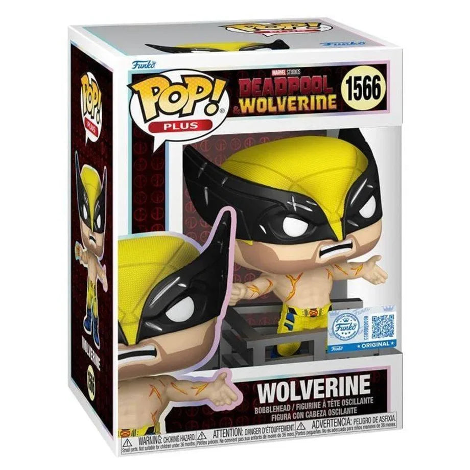 Funko POP! Plus Marvel Deadpool & Wolverine Wolverine (Finale) Vinyl Bobblehead (10.4 cm)