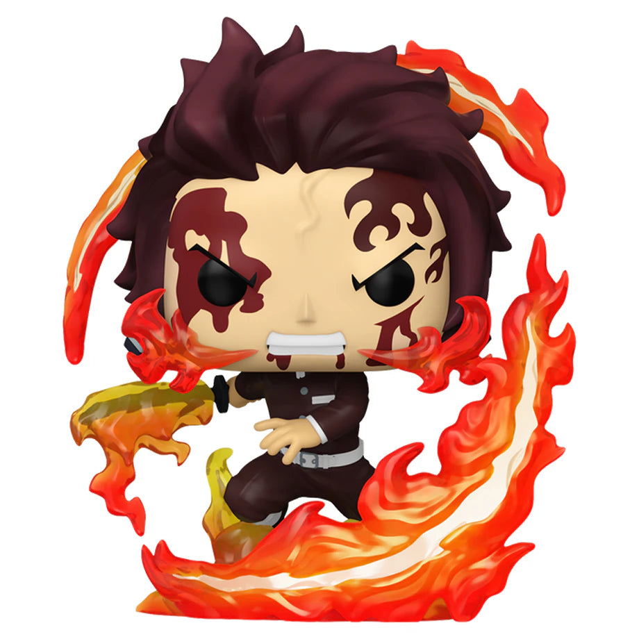 Funko POP! Plus Demon Slayer Kimetsu no Yaiba Tanjiro Kamado (Dancing Flash) Vinyl Figure (11.7 cm)