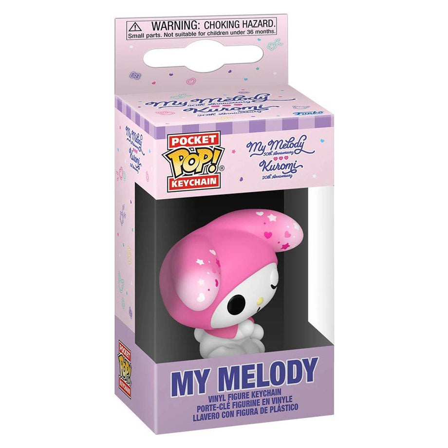 Funko Pocket POP! Sanrio Hello Kitty and Friends My Melody 50th Anniversary Melody Vinyl Keychain (10.2 cm)