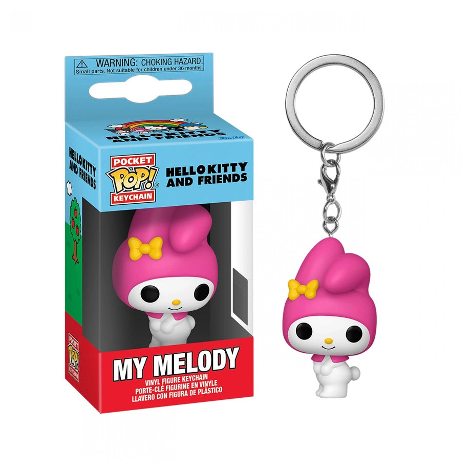 Funko Pocket POP! Sanrio Hello Kitty and Friends My Melody Vinyl Keychain (10.2 cm)