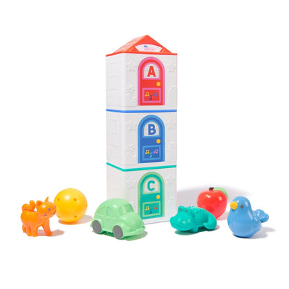 Ms. Rachel Learning Stacking Houses Playset (9 Piece)