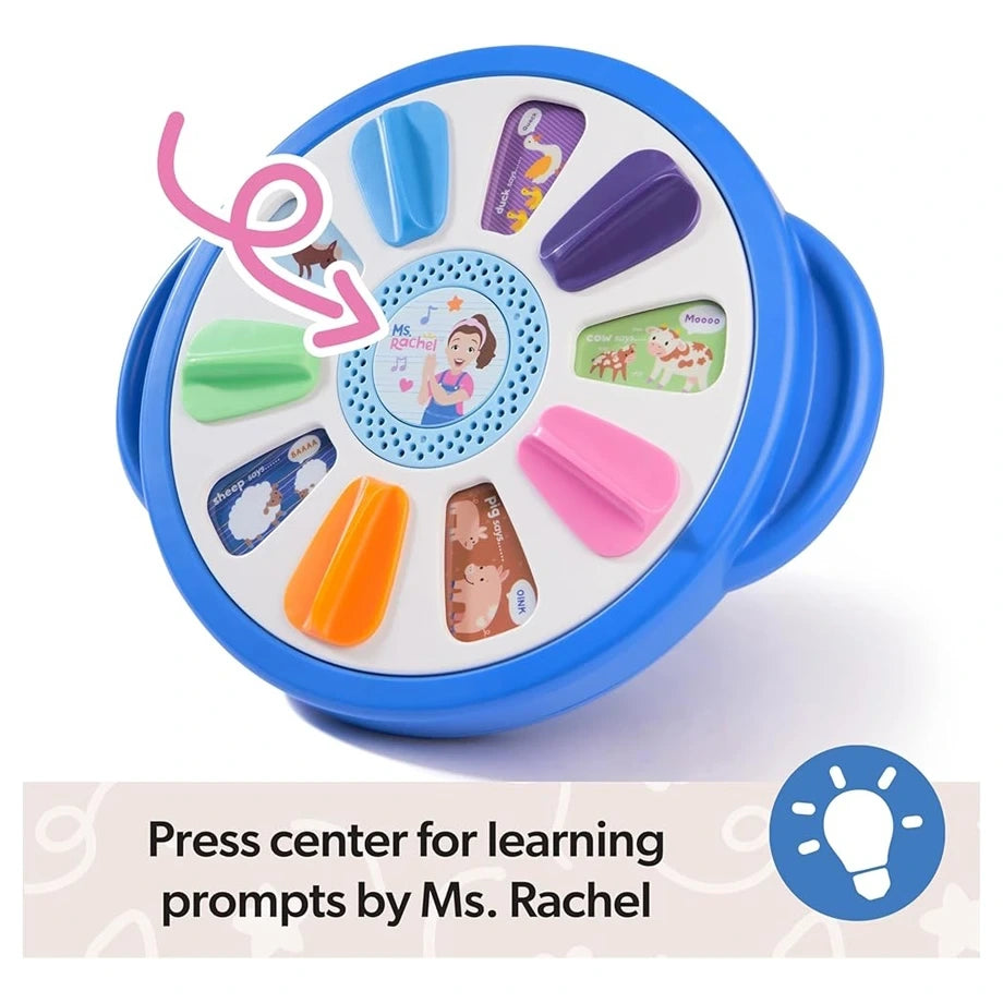 Ms. Rachel Spin Along Learning Wheel