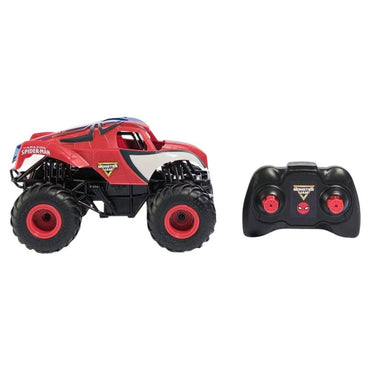 Monster Jam Marvel The Amazing Spider-Man RC Monster Truck (1:24, Red/Black)