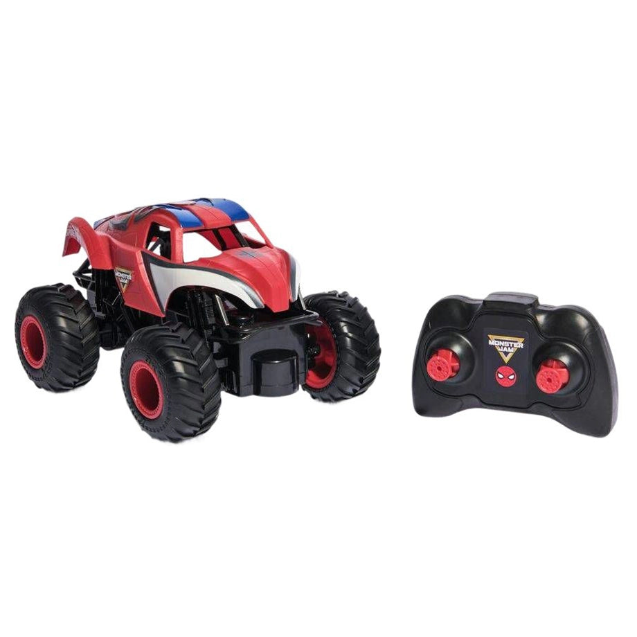 Monster Jam Marvel The Amazing Spider-Man RC Monster Truck (1:24, Red/Black)