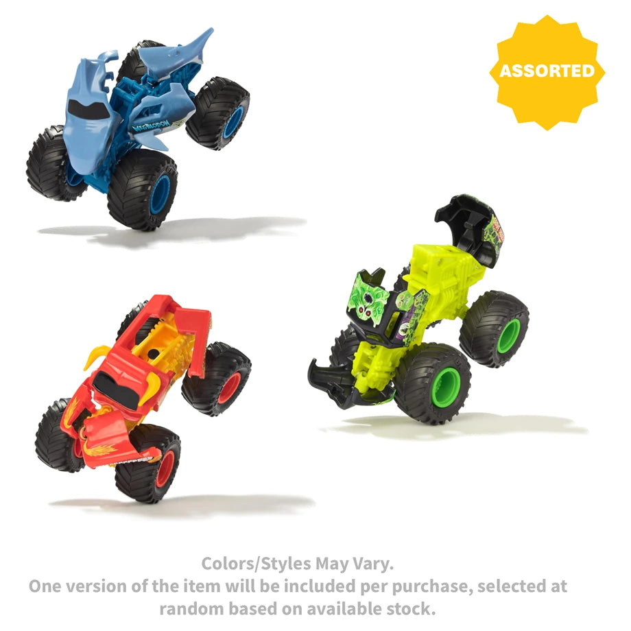 Monster Jam Smash & Bash Monster Truck Die-cast Vehicle (1:64, Assorted)