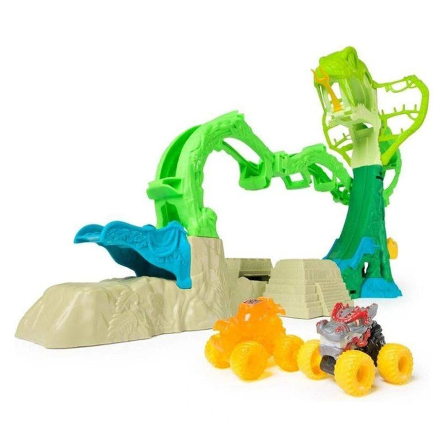 Spin Master Monster Jam Mini Jams Cobra's Crazy Escape Racing Playset