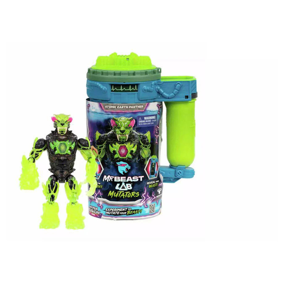MrBeast Lab Mutators Hyper Fusion Series Atomic Earth Panther Figure (14 cm)
