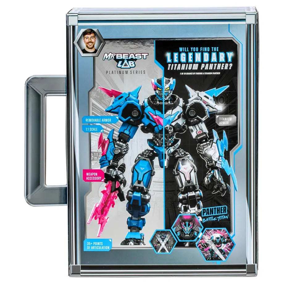 MrBeast Lab Platinum Series Panther Battle Titan Figure (16.51 cm)