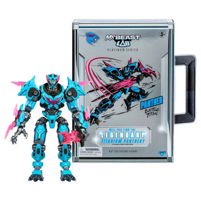 MrBeast Lab Platinum Series Panther Battle Titan Figure (16.51 cm)