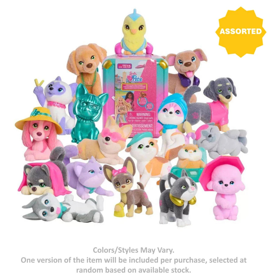 Barbie Pets Series 13 Mini Collectible Figures Mystery Capsule (3.81 cm, Pack of 2, Assorted)
