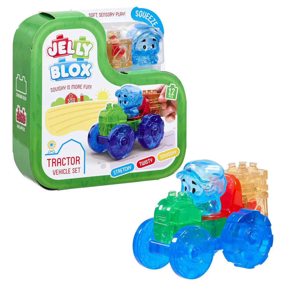 Jelly Blox Tractor Vehicle Set (12 Pieces)