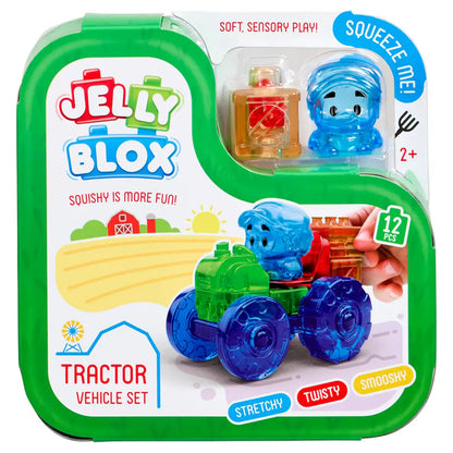 Jelly Blox Tractor Vehicle Set (12 Pieces)