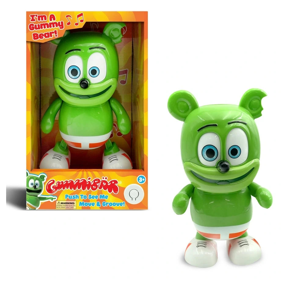 Gummibar Dancing & Singing Interactive Gummy Bear Toy (22.5 cm, Green)