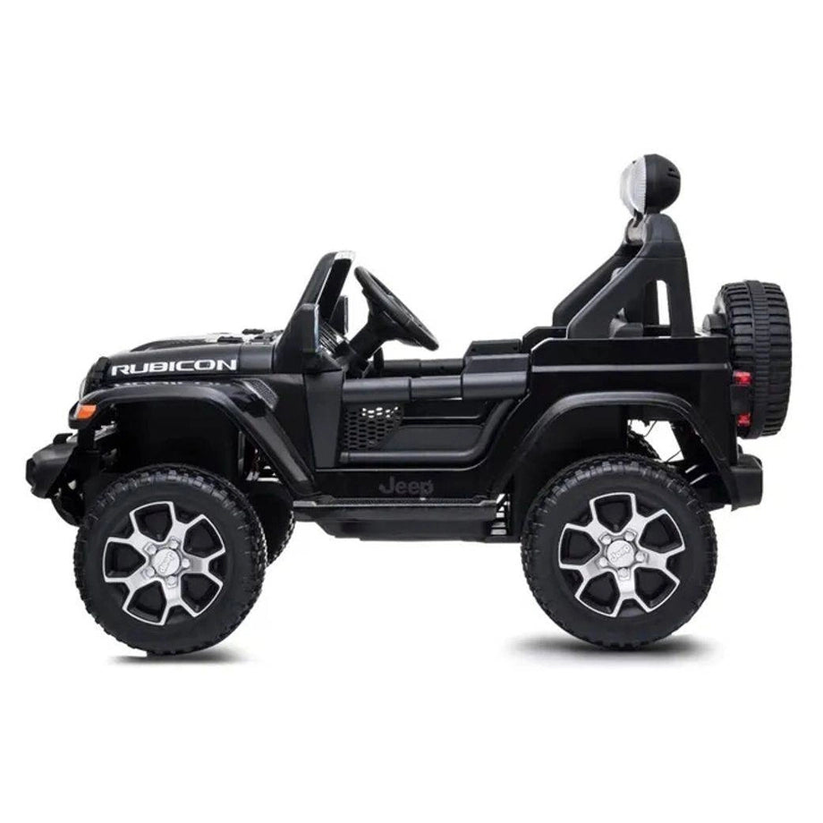 JEEP Wrangler Rubicon Ride-on Car (12V, Black)