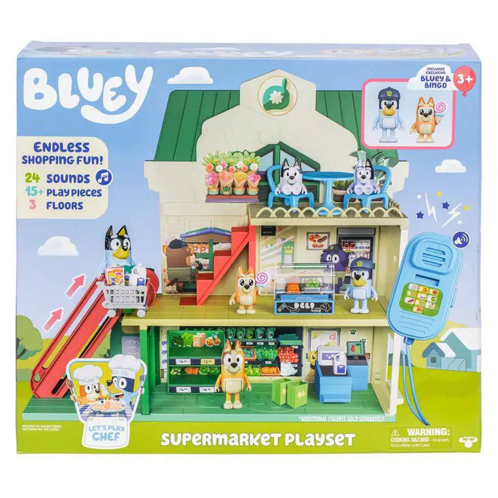 Bluey Series 13 Let's Play Chef Supermarket Playset (40 cm)