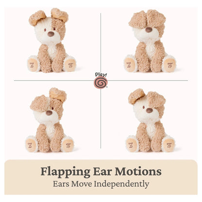 GUND Baby Peeki the Puppy Animated Plush Toy (30.48 cm)