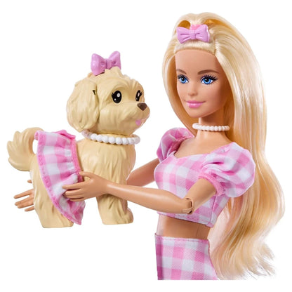 Mattel Barbie Twinning Looks Blonde Doll with Puppy and Accessories