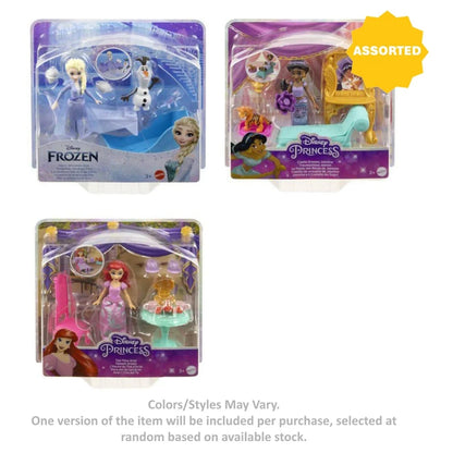 Disney Mini Doll Playset (8.9 cm, Assorted)