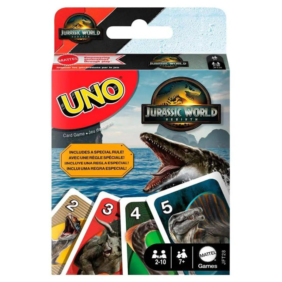 UNO Jurassic World Rebirth Card Game