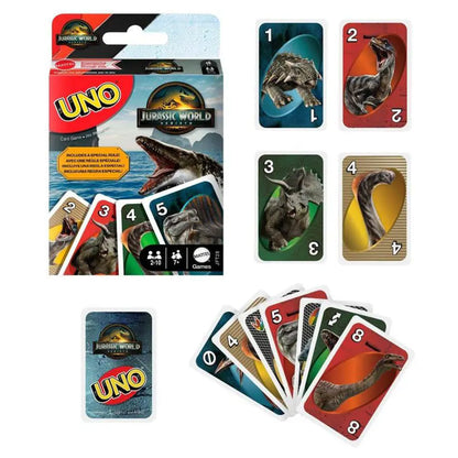 UNO Jurassic World Rebirth Card Game