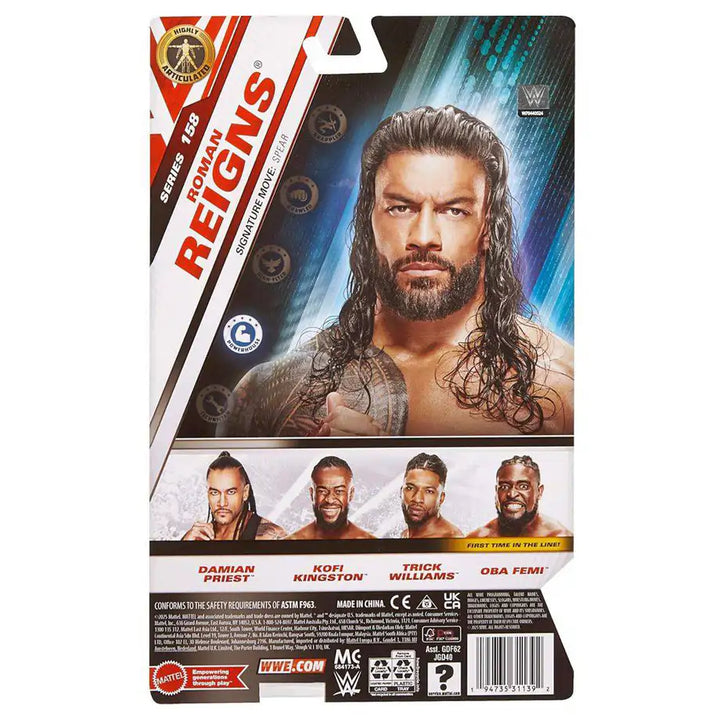WWE Main Event Roman Reigns Action Figure (15.24 cm)