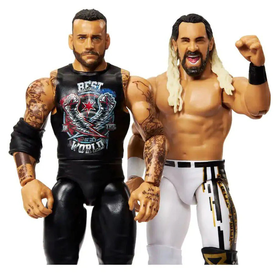 WWE Main Event Showdown CM Punk vs Seth Freakin Rollins 2-Pack (15 cm)