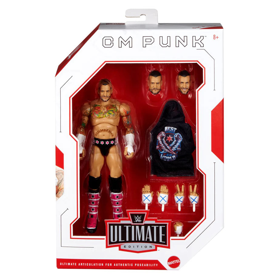 WWE Ultimate Edition CM Punk Action Figure (15.24 cm)