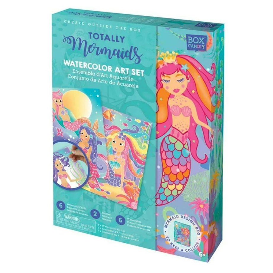 Box CanDIY Totally Mermaids Watercolor Art Set