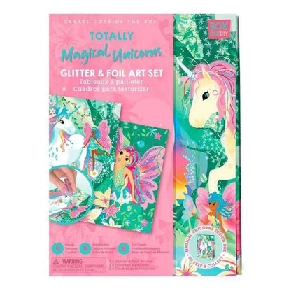 Box CanDIY Totally Magical Unicorns Glitter & Foil Art Set