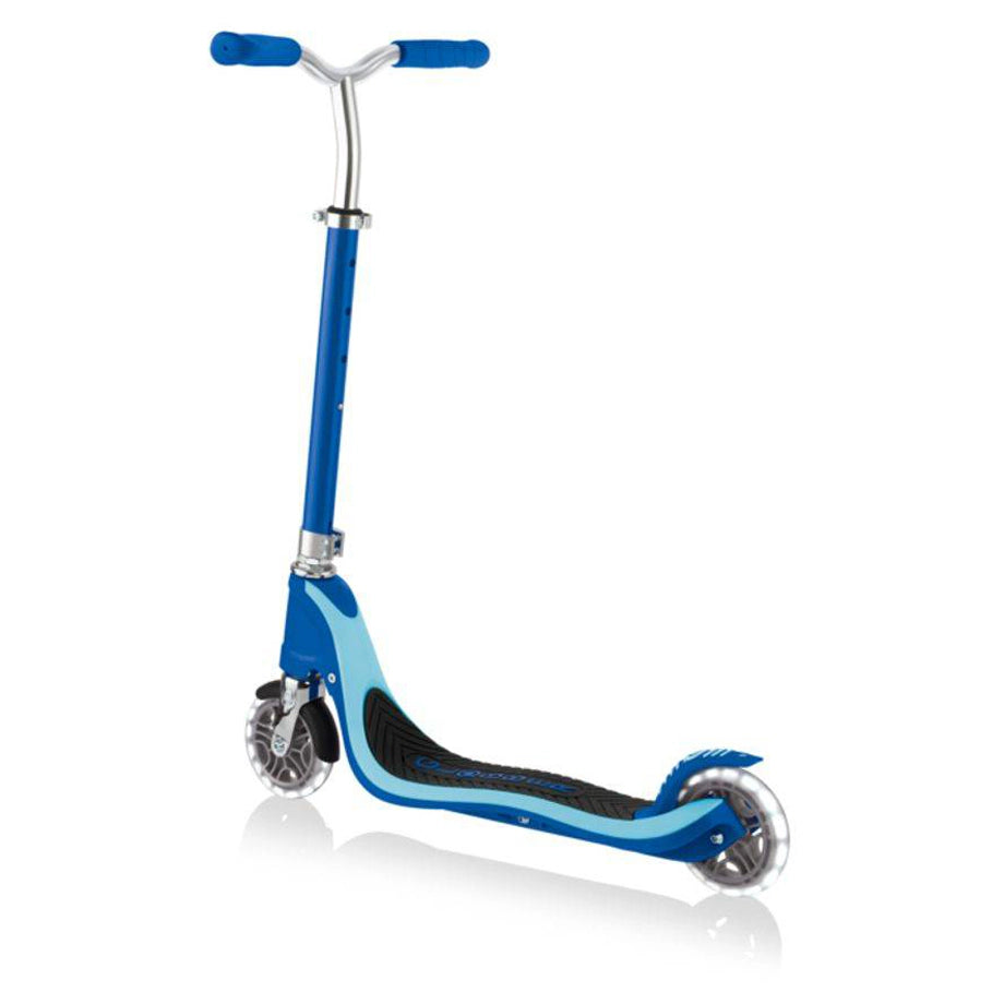 Globber Flow Foldable 2-Wheel Kick Scooter (Navy Blue)