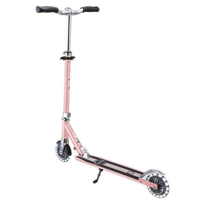 Globber Flow Element Lights Foldable 2-Wheel Kick Scooter (Rose Gold)