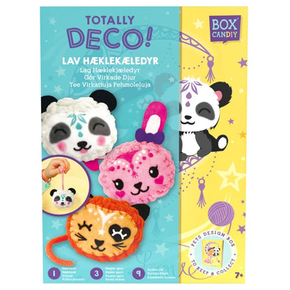 Box CanDIY Totally Deco! Make Your Own Crochet Pets Craft Kit (22 Pieces)