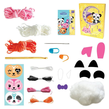 Box CanDIY Totally Deco! Make Your Own Crochet Pets Craft Kit (22 Pieces)