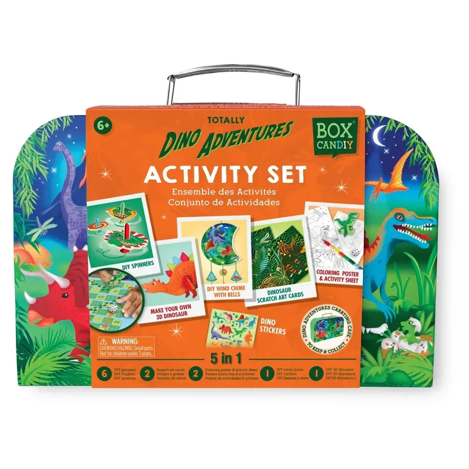 Box CanDIY Totally Dino Adventure Travel Suitcase Multi-Craft & Activity Set