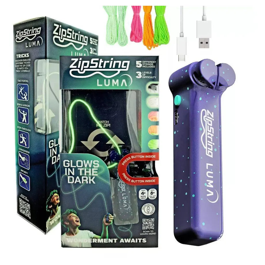Zipstring Luma Glow In The Dark Catch Game (5.08 X 15.24 Cm)